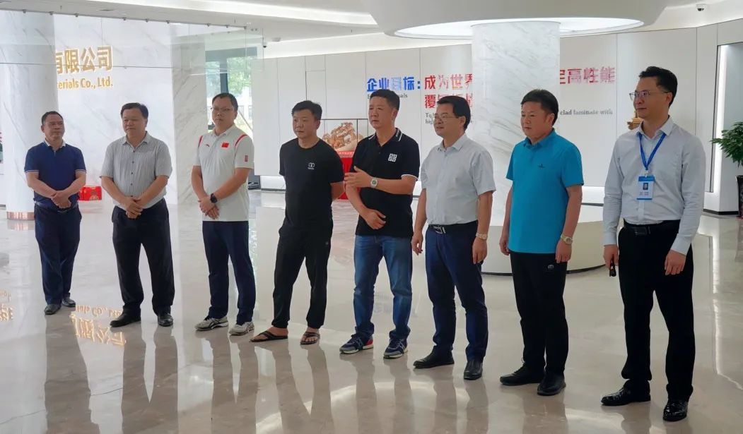 立讯精密王来胜副董事长一行到WG官网材料考察